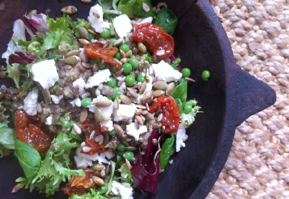 Wonderfood2,web Quinoa, feta & toasted seed salad, wholesomeseduction