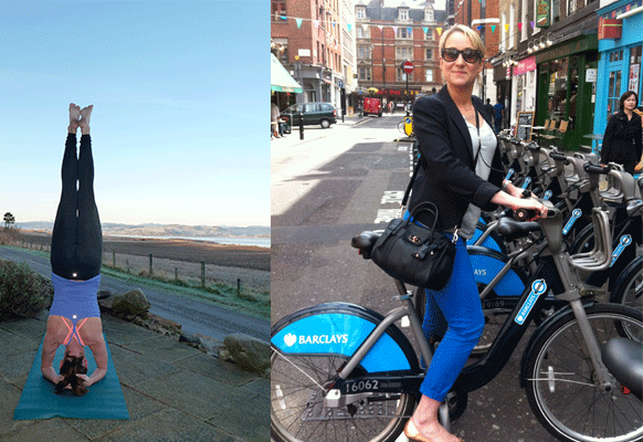 The Anti-diet: Get off the sofa Yoga & Boris' Barclays Bikes