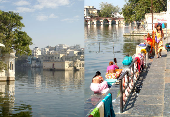 Udaipur Udaipur Lake palace & washing ghats