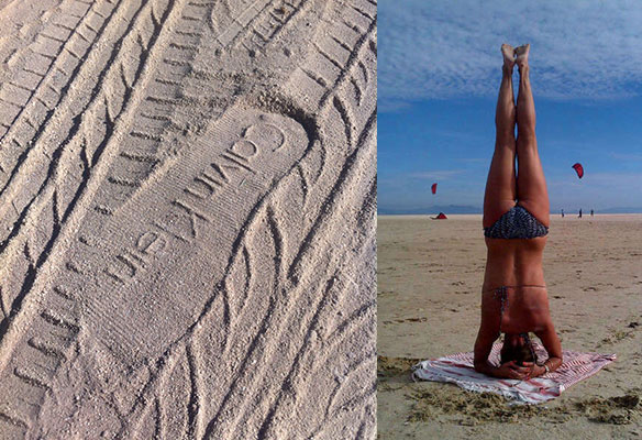 Yoga & Valdevaqueros beach. Tarifa-beach