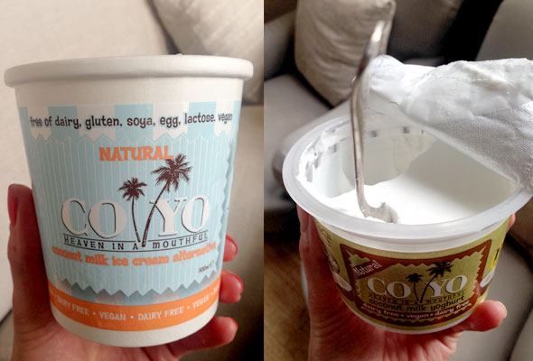 COYO dairy free ice-cream and yoghurt - delicious! CoYo