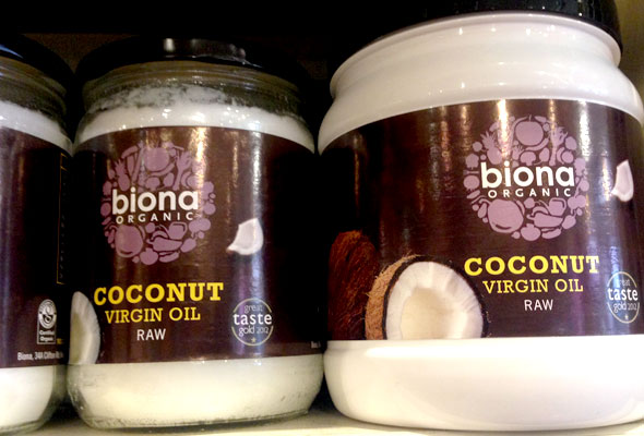 Raw coconut oil, Biona Virgin-Coconut-Oil