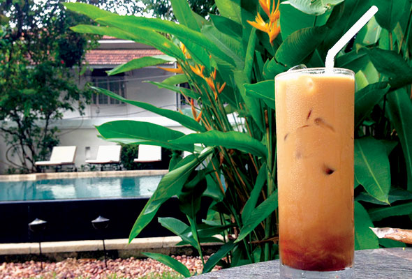 Coconut Iced Coffee at Old Harbour Hotel, Kerala Coconut-iced-coffee